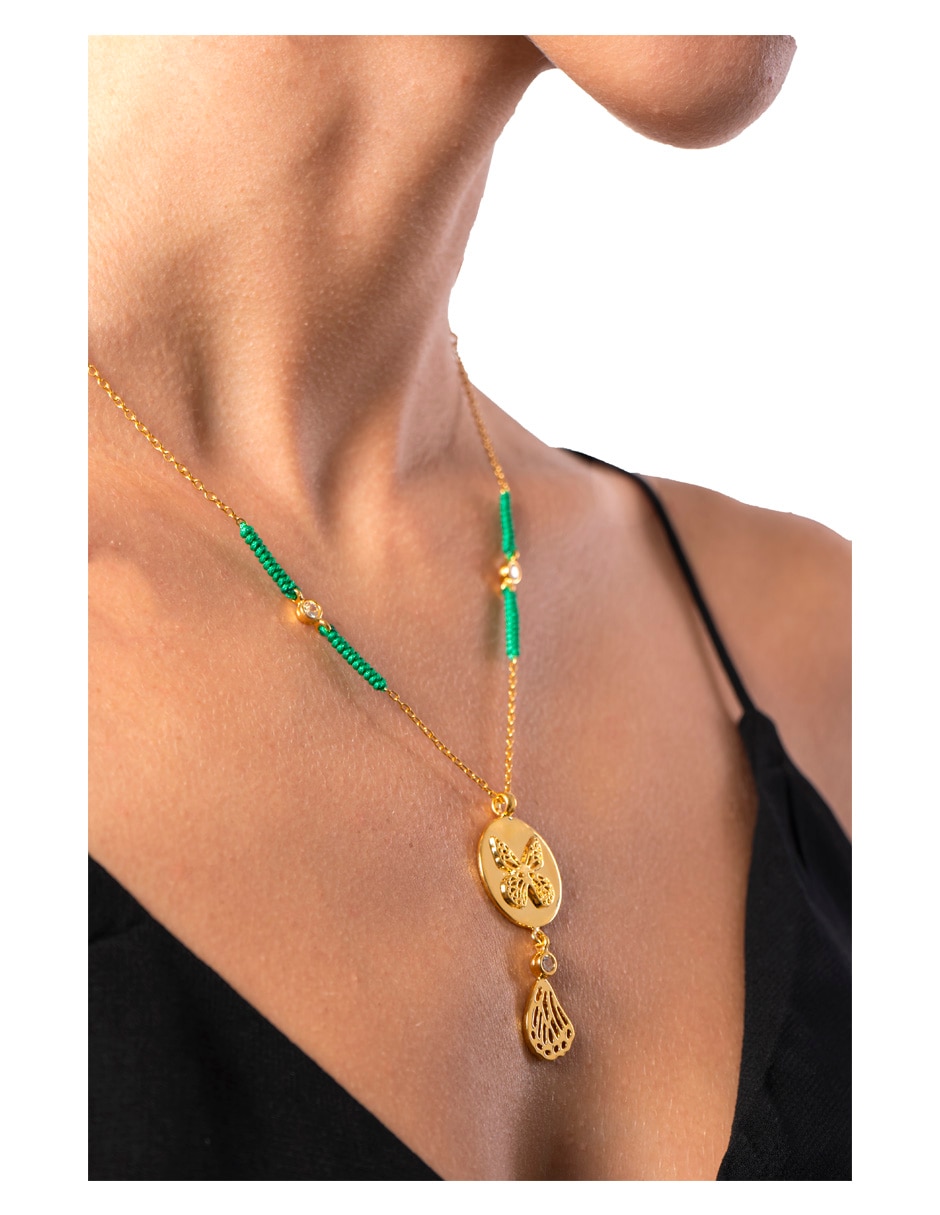 Collar de mariposa Pineda Covalin