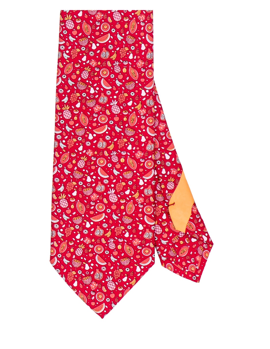 Corbata pineda covalin regular de seda estampado gráfico para hombre