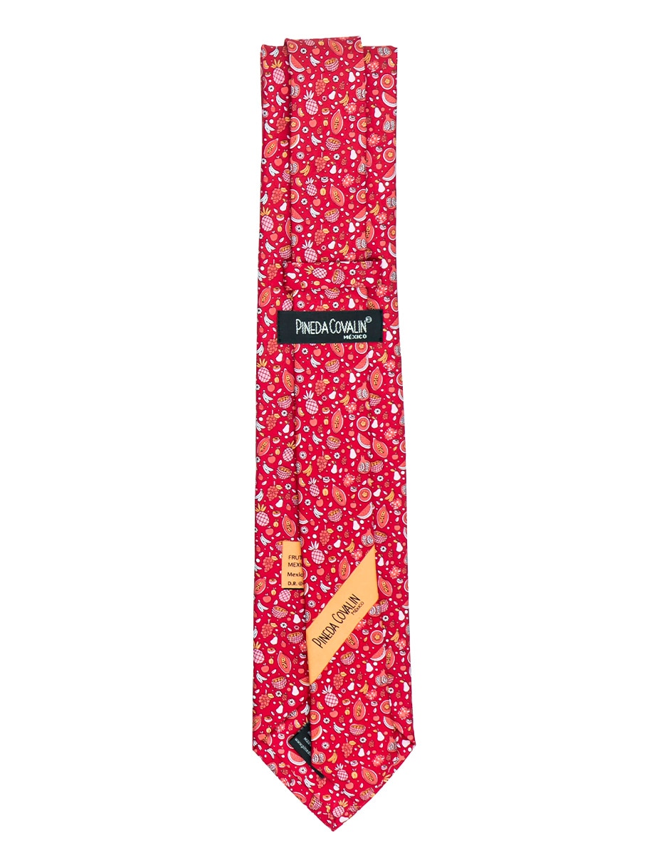 Corbata pineda covalin regular de seda estampado gráfico para hombre