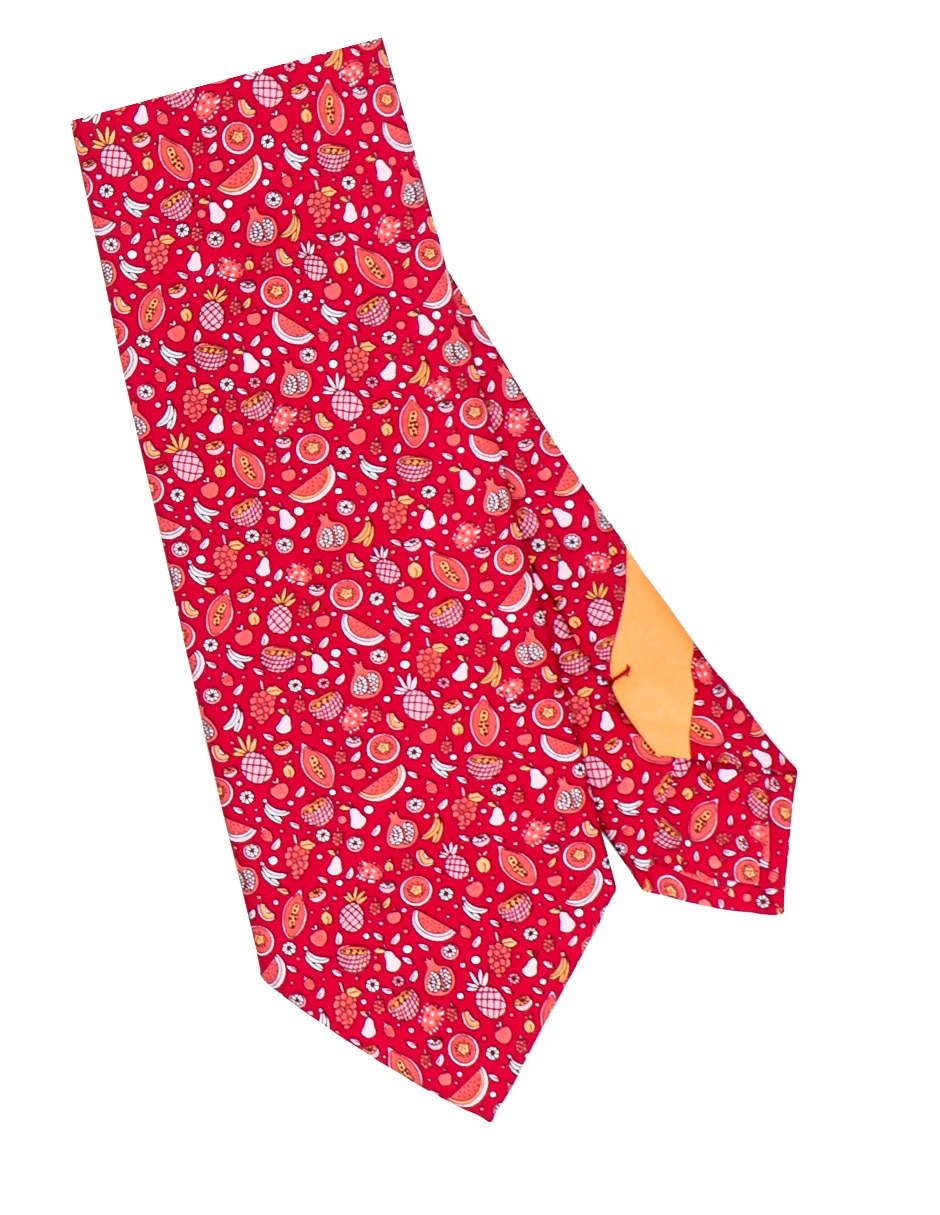 Corbata pineda covalin regular de seda estampado gráfico para hombre