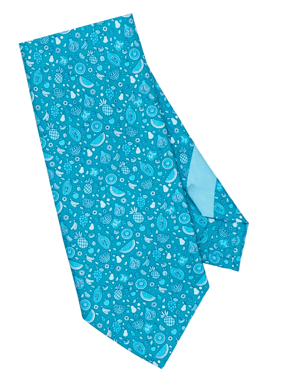 Corbata pineda covalin regular de seda estampada para hombre