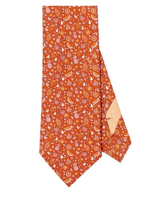 Corbata pineda covalin de seda estampada para hombre