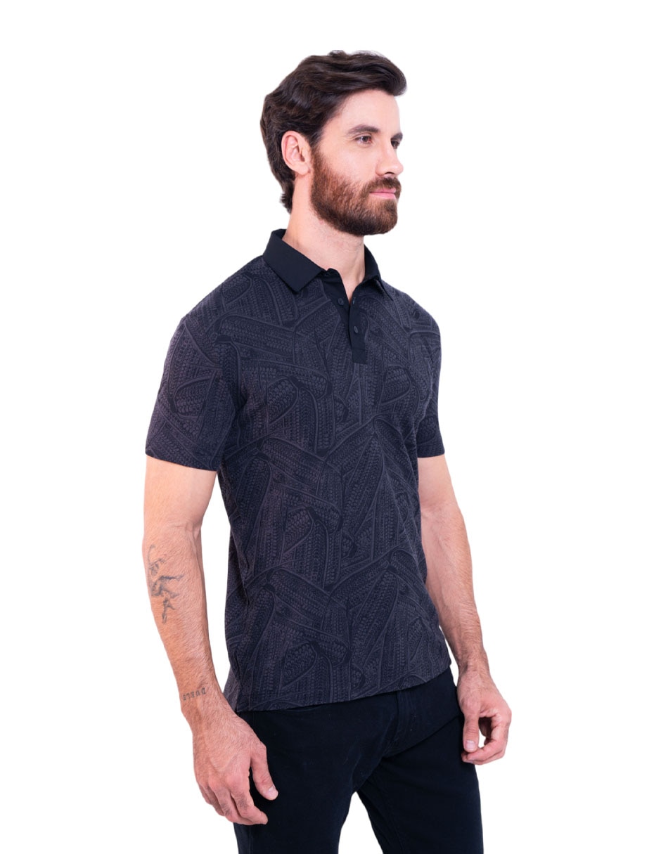Playera tipo polo Pineda Covalin Mazorca para hombre 4