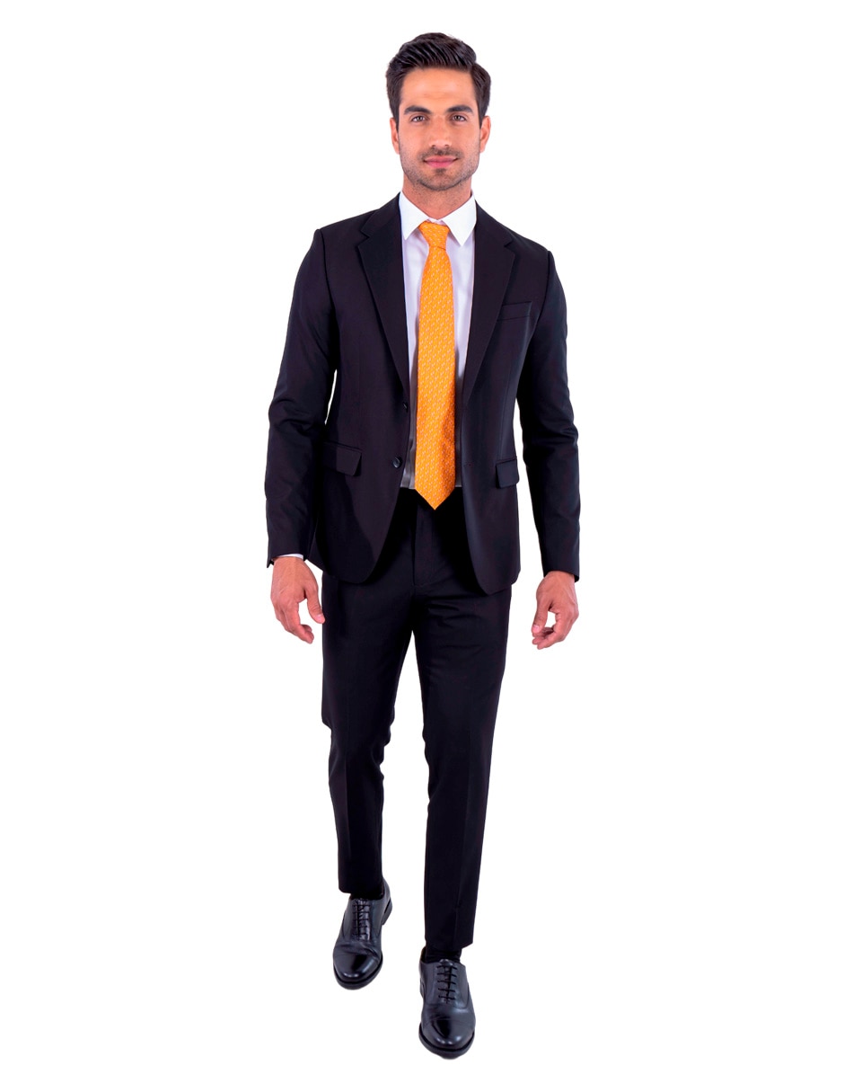 Corbata regular de seda estampado para hombre 3