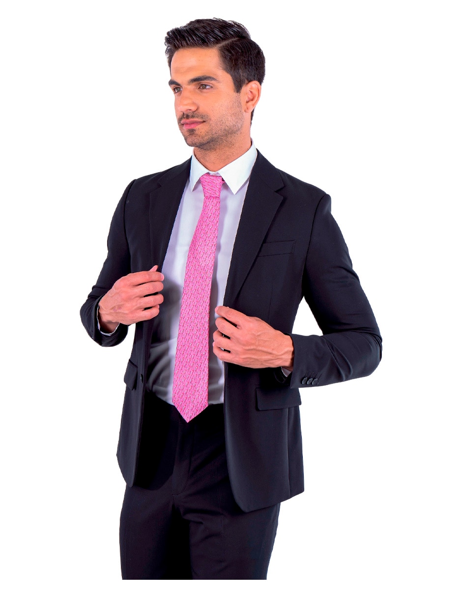 Corbata regular de seda estampado para hombre