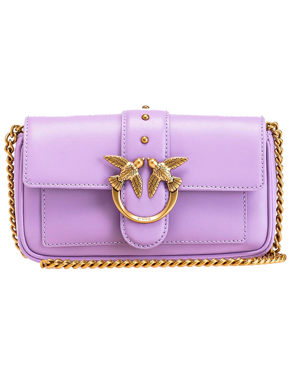 Bolsa crossbody de piel para mujer