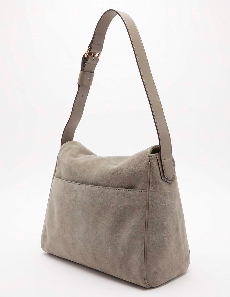 Bolsa hobo Leaf Big de piel para mujer 2
