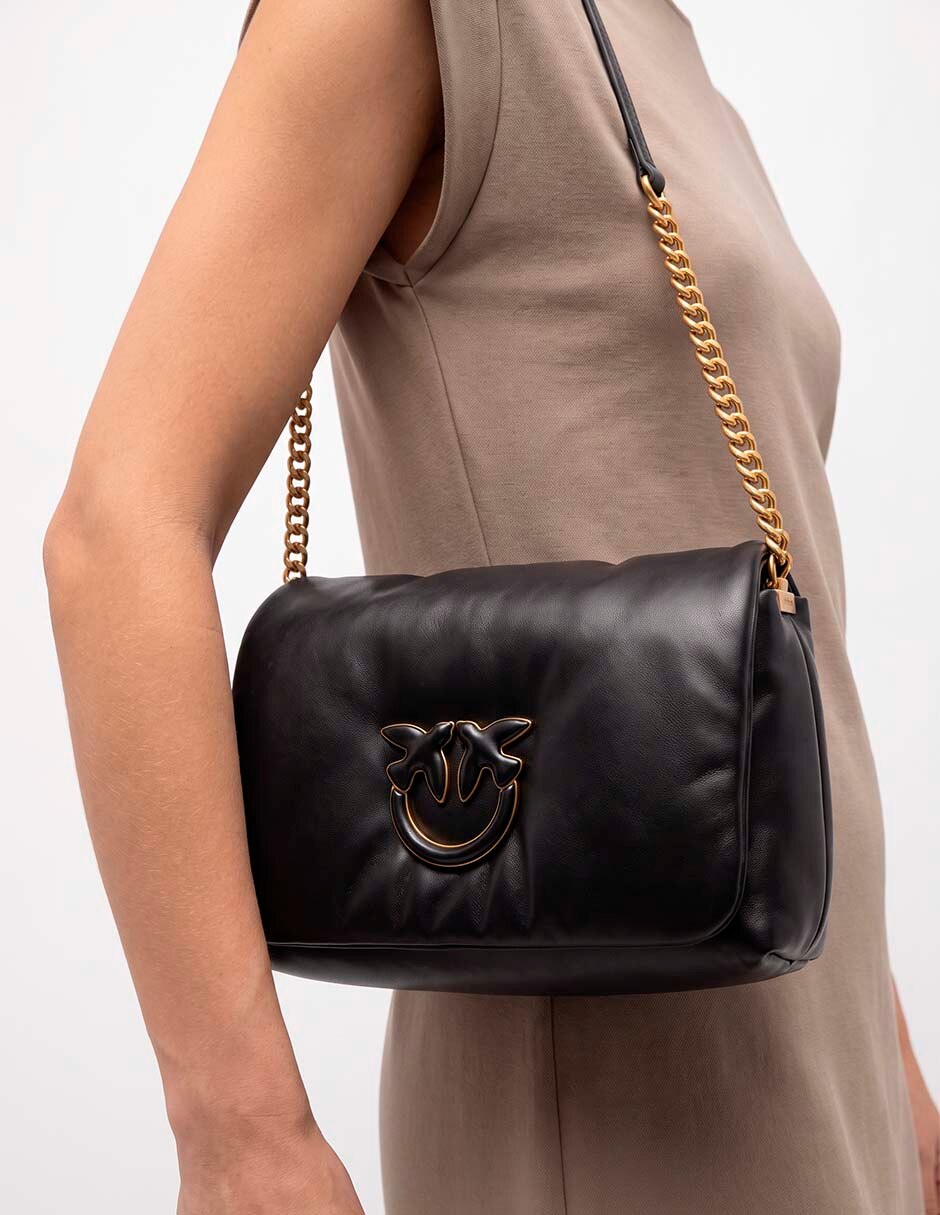 Bolsa shoulder Classic Love de piel para mujer 3