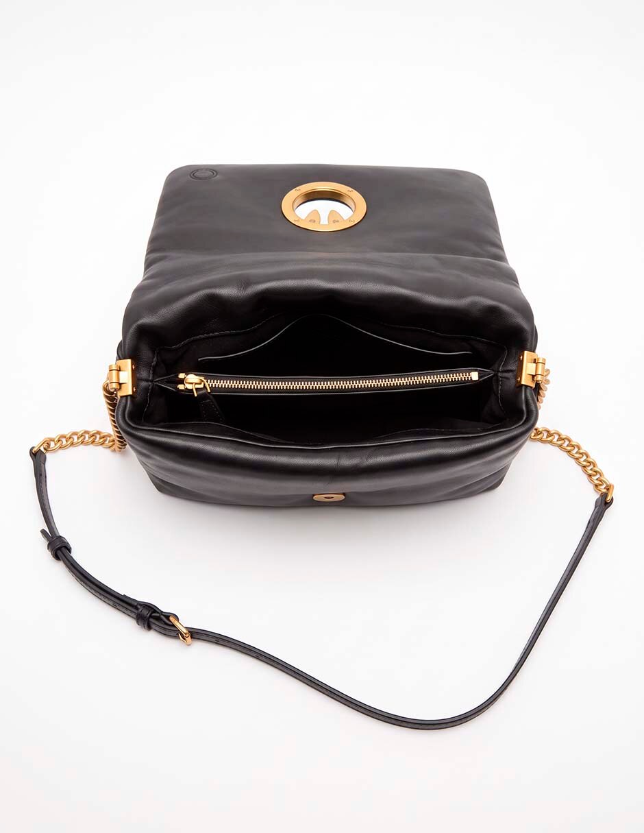 Bolsa shoulder Classic Love de piel para mujer 4