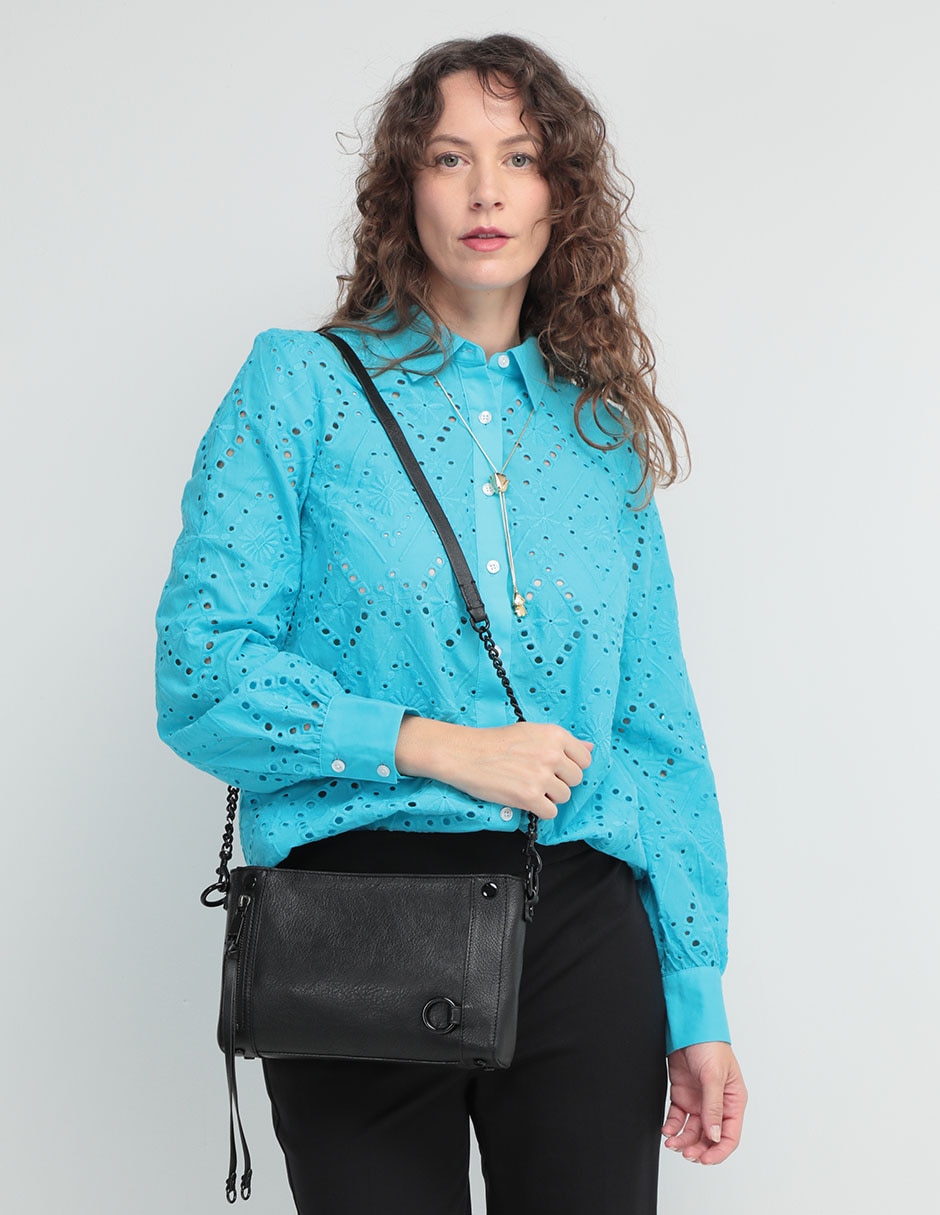 Bolsa crossbody de cuero para mujer 2