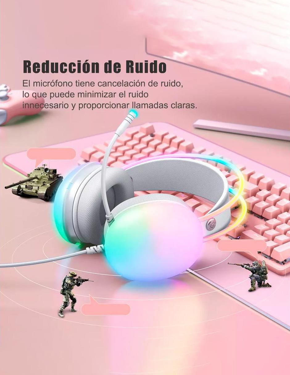 Audífonos Over-Ear alámbricos con cancelación de ruido