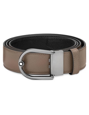 Cinturón de piel unisex