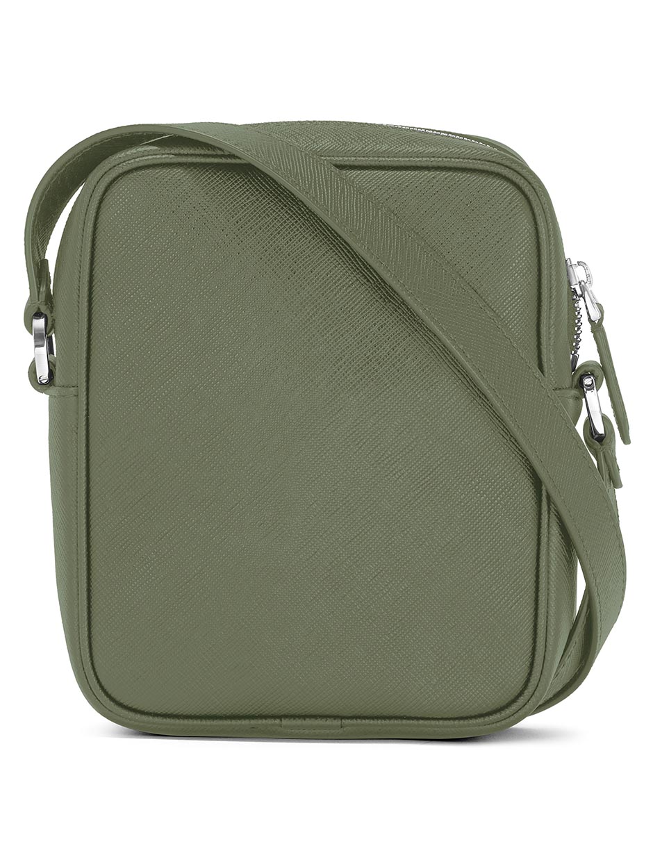 Bolsa messenger Sartorial de piel unisex