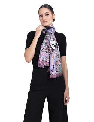 Chal estampado gráfico