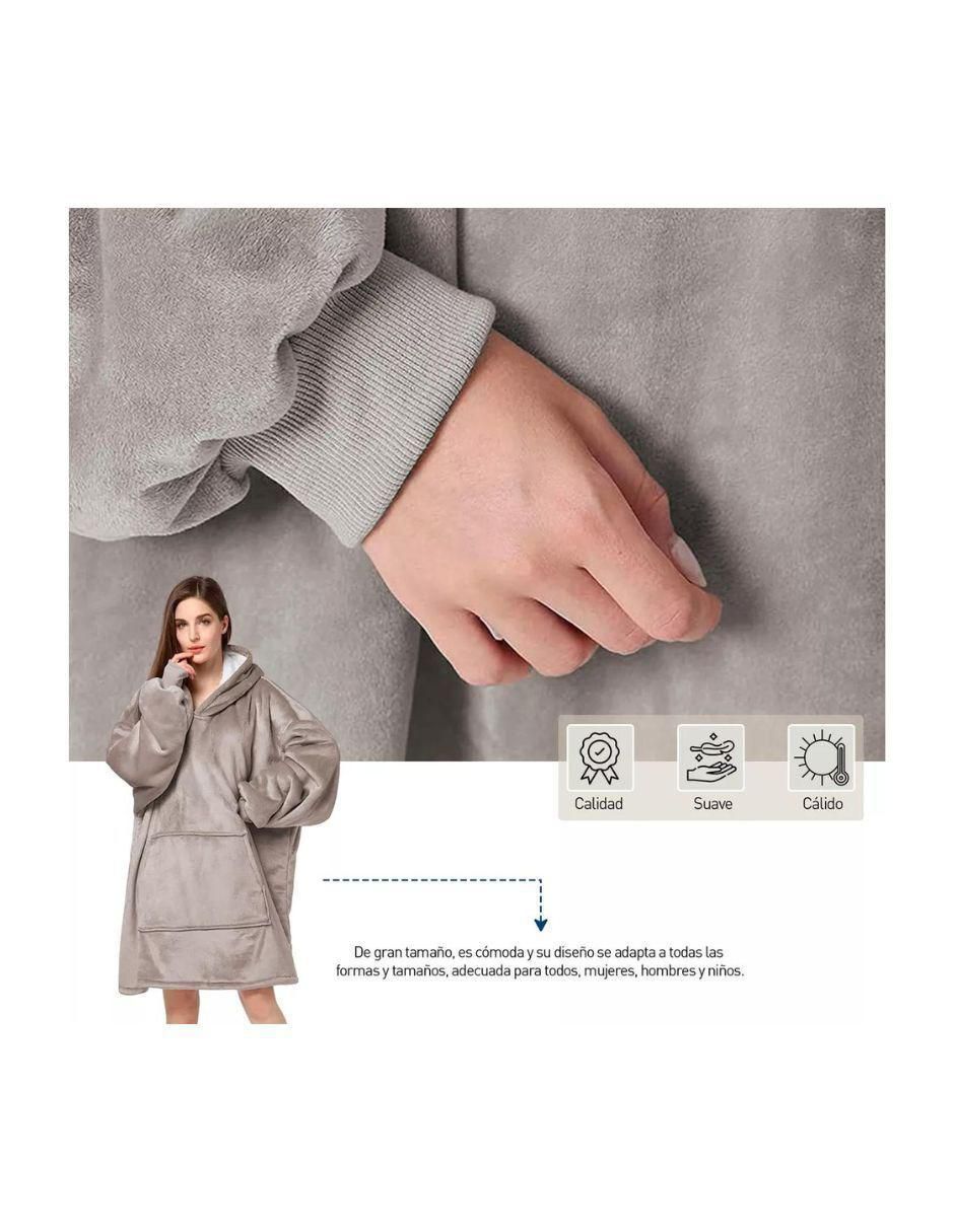 Sudadera con capucha y bolsa para mujer 2