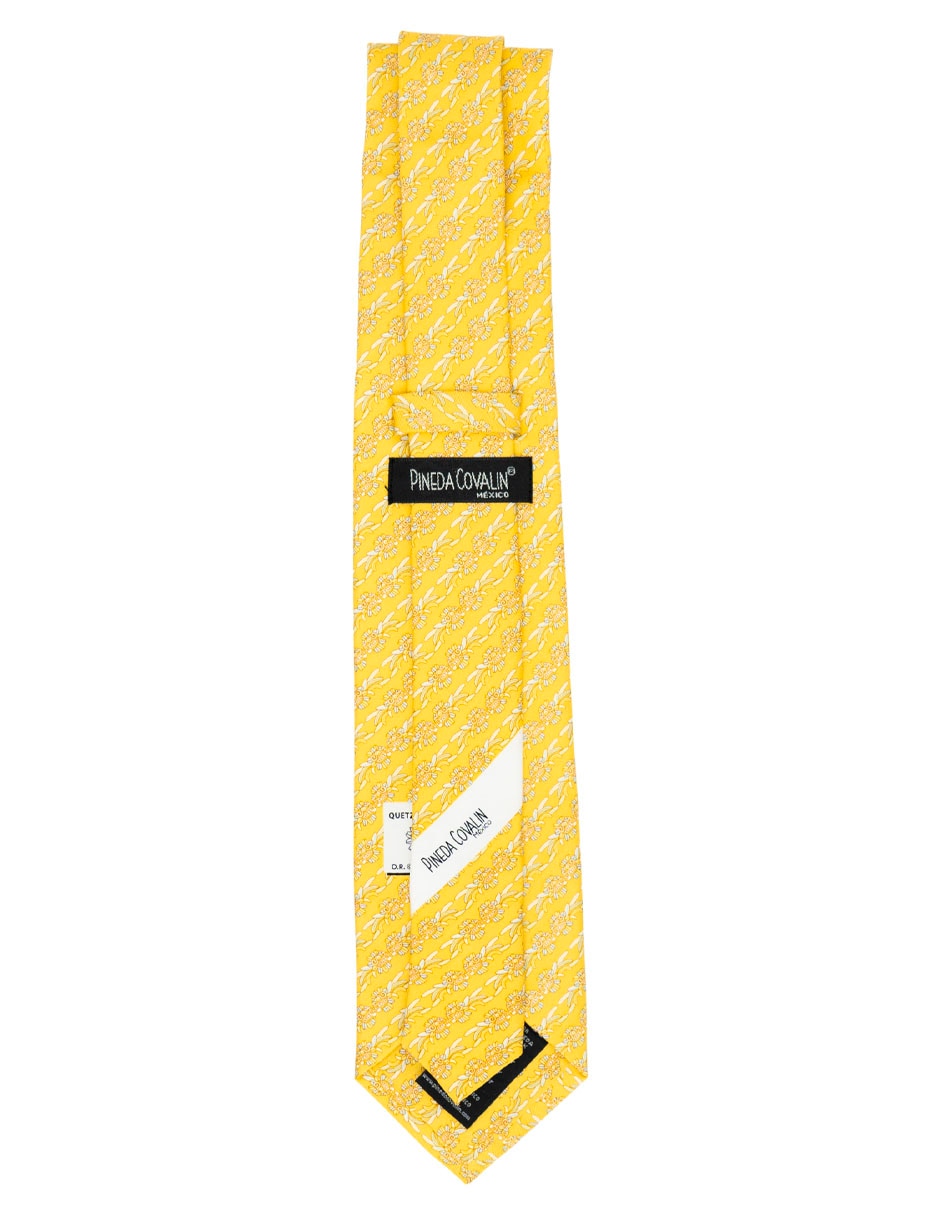 Corbata pineda covalin regular de seda estampado gráfico para hombre
