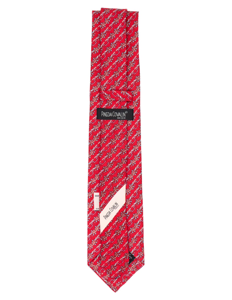 Corbata regular de seda estampado para hombre 3