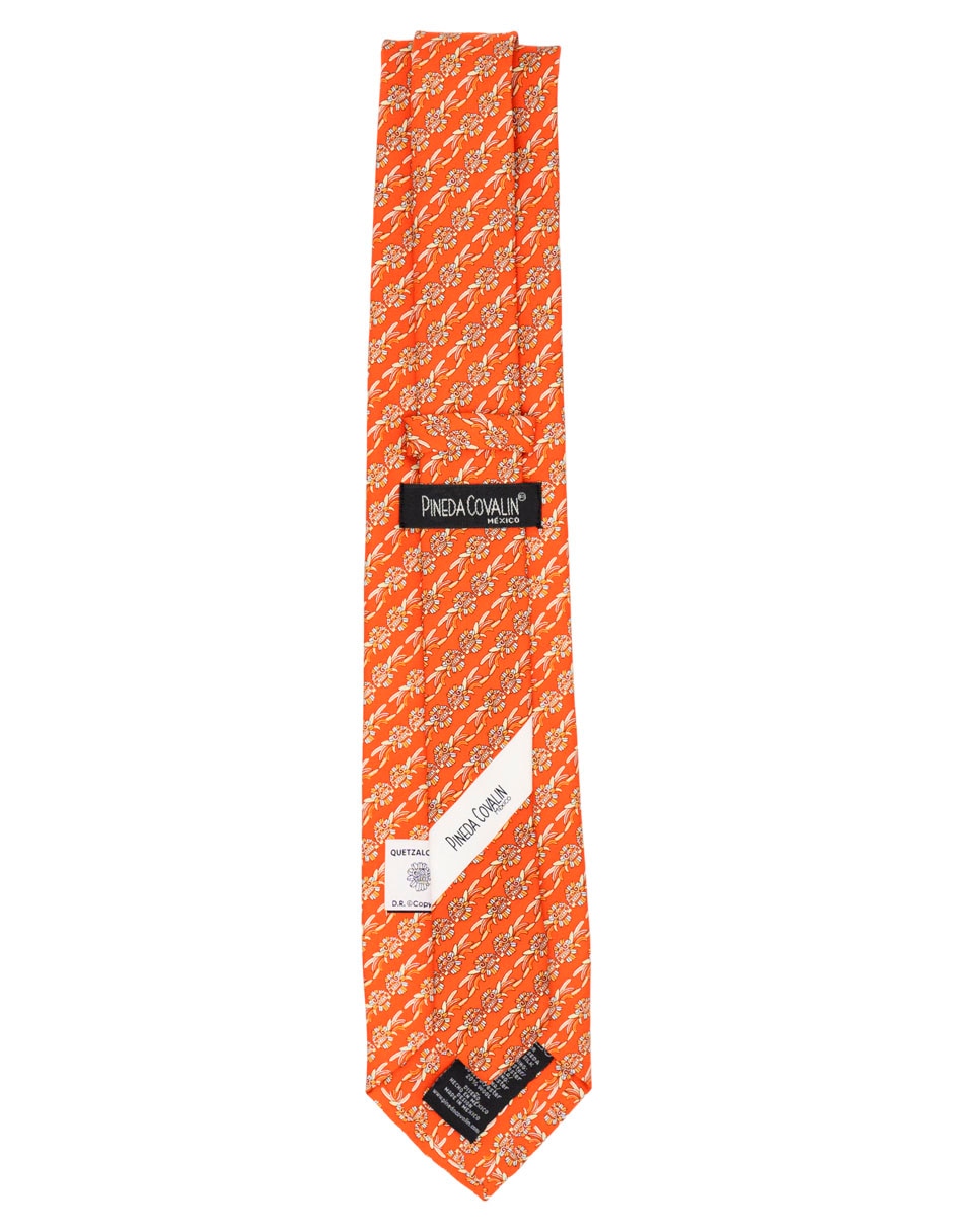 Corbata pineda covalin regular de seda estampado gráfico para hombre