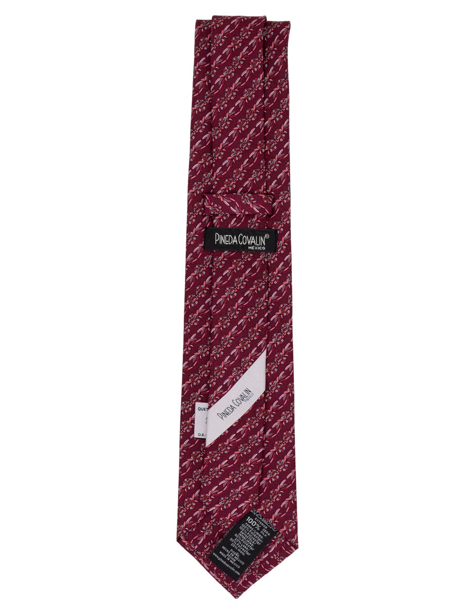 Corbata pineda covalin regular de seda estampada para hombre 2