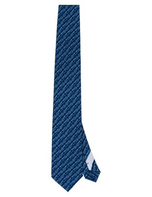 Corbata pineda covalin regular de seda estampada para hombre 1