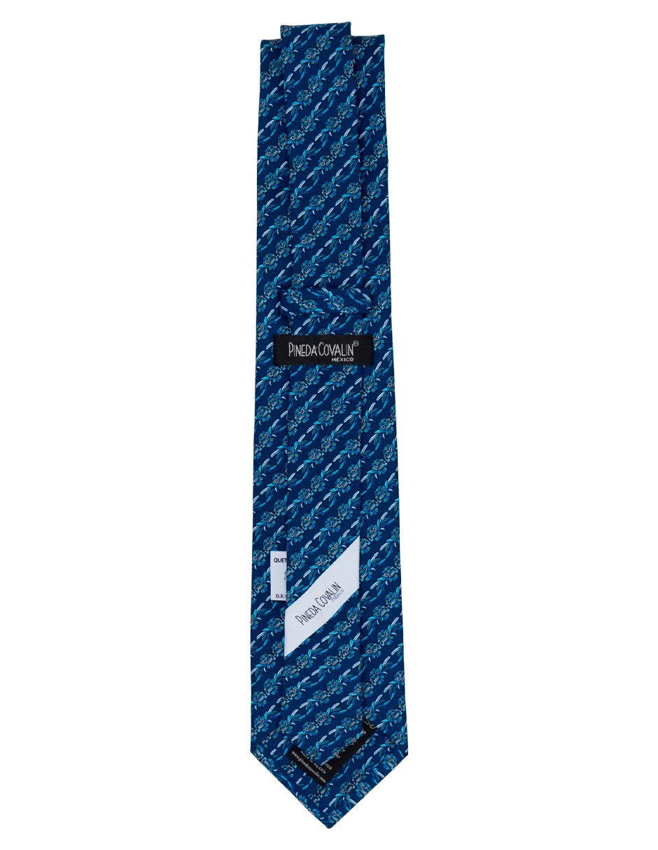 Corbata pineda covalin regular de seda estampada para hombre 2