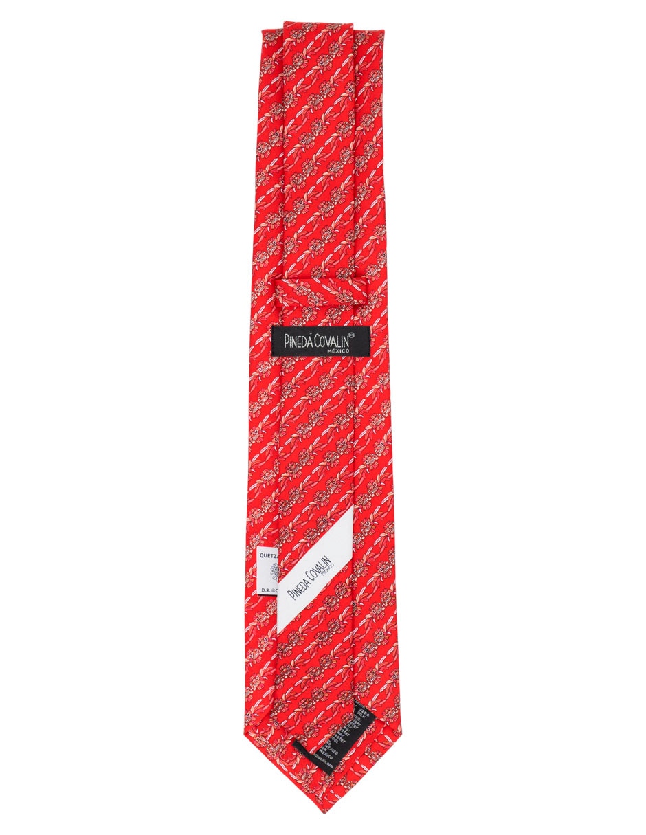 Corbata pineda covalin regular de seda estampada para hombre 2