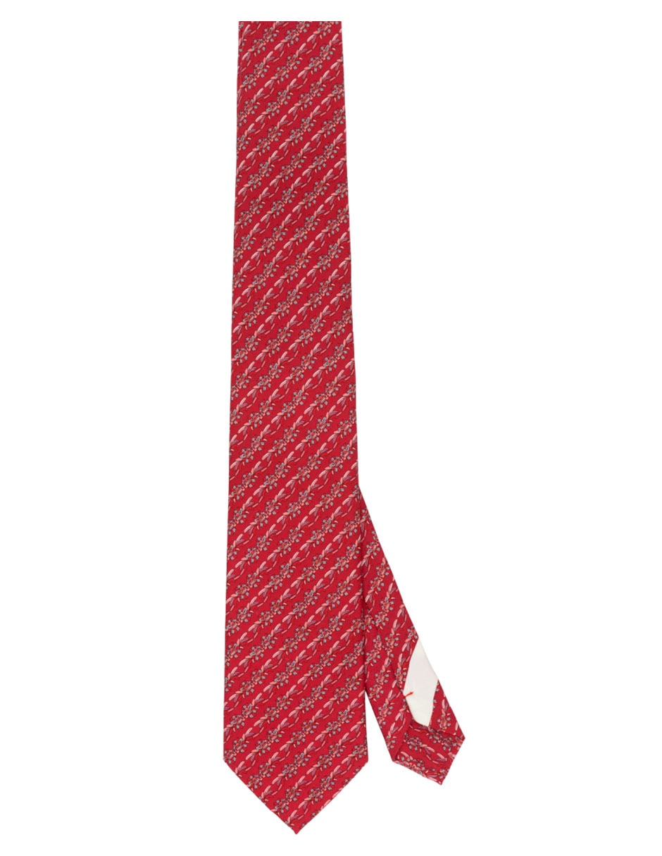 Corbata pineda covalin regular de seda estampado gráfico para hombre