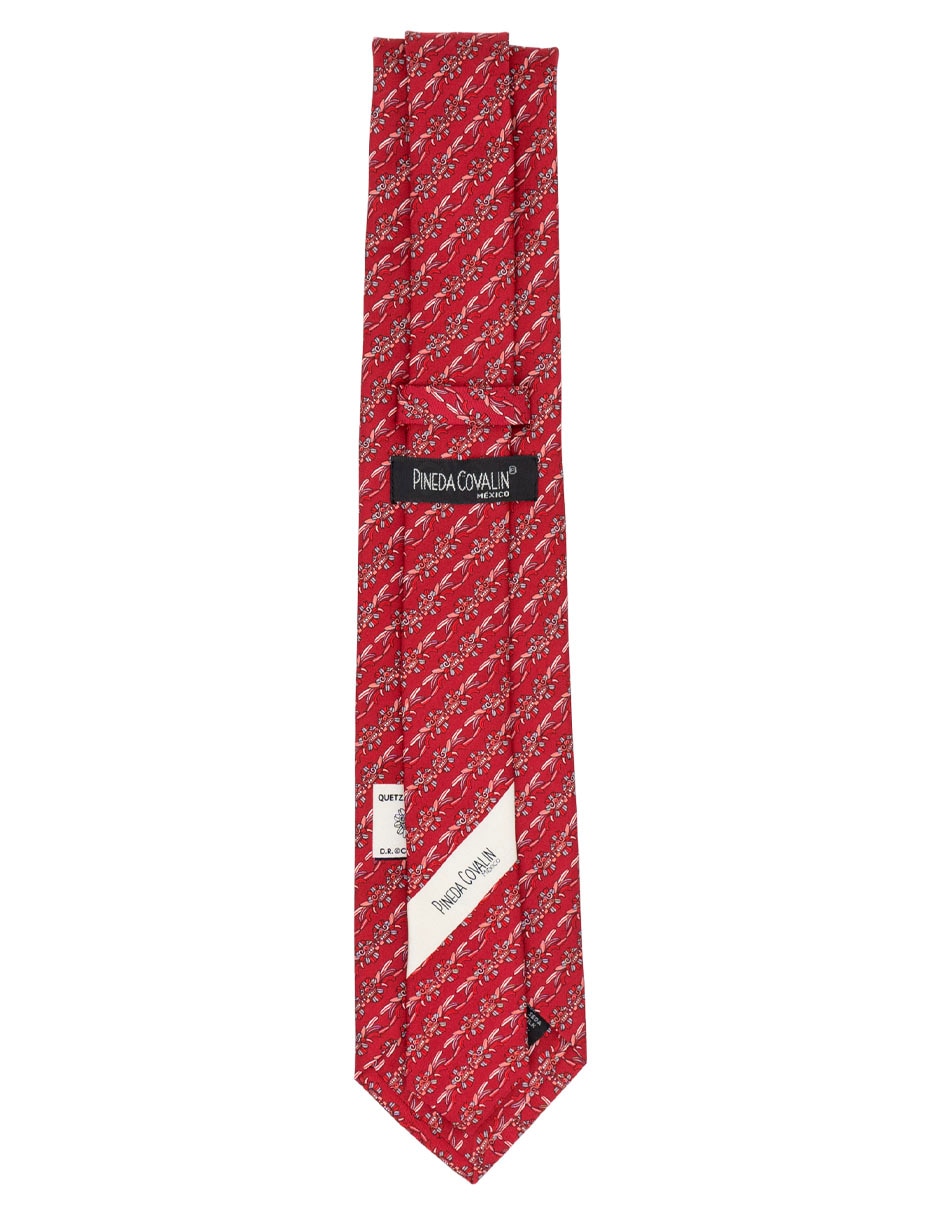 Corbata pineda covalin regular de seda estampado gráfico para hombre