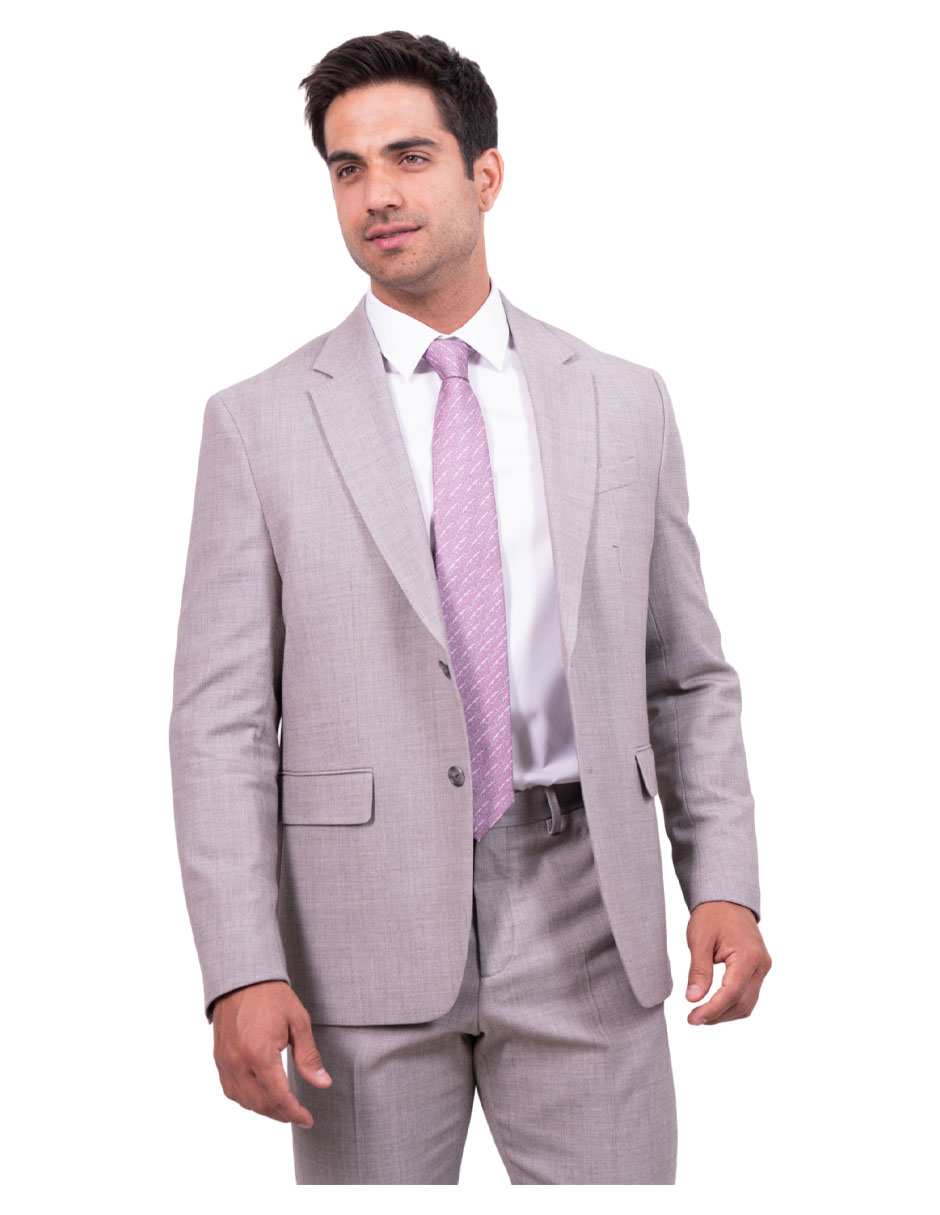 Corbata regular de seda estampado para hombre 2
