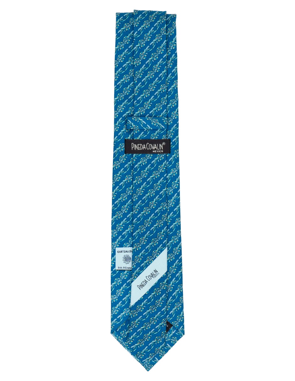 Corbata pineda covalin regular de seda estampada para hombre 2