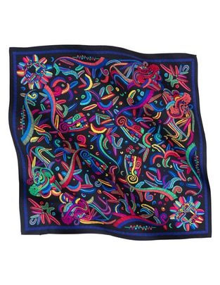 Mascada de seda para mujer