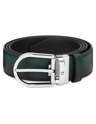Cinturón Montblanc de piel para hombre