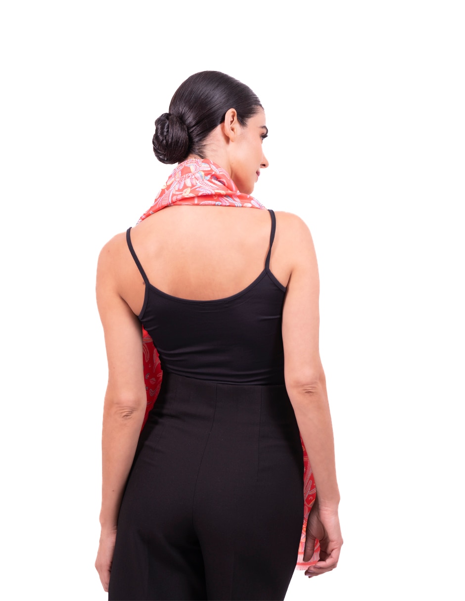 Chal estampado gráfico 4