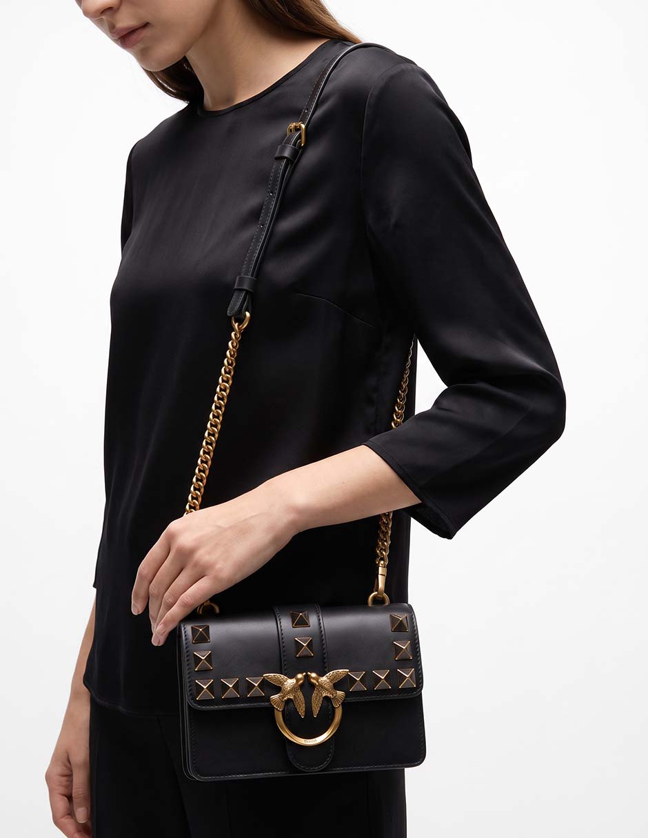Bolsa crossbody Classic Love Bag One Studs de piel para mujer 5