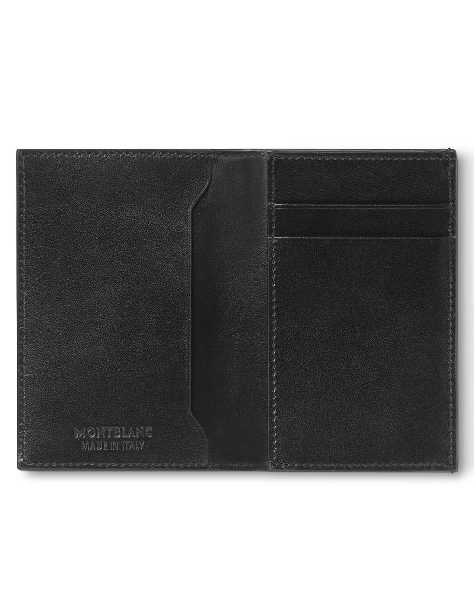 Tarjetero de piel para hombre
