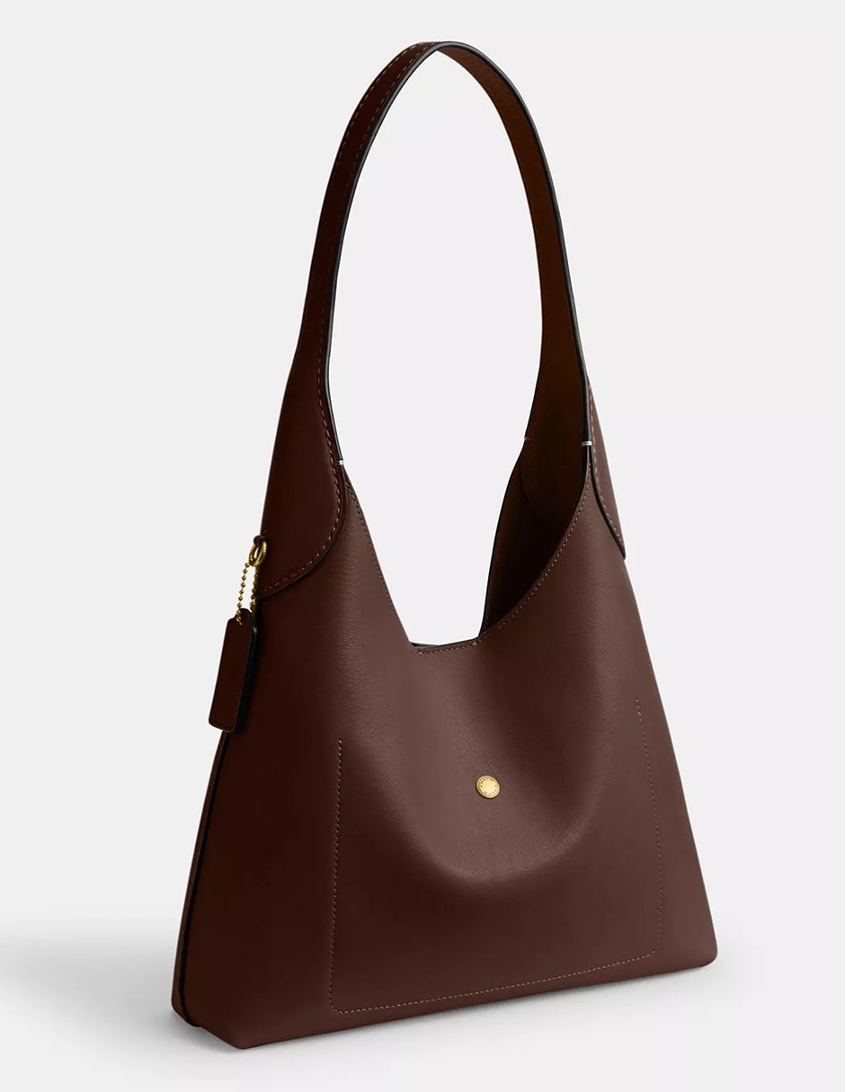 Bolsa shoulder Coach Brooklyn de piel para mujer