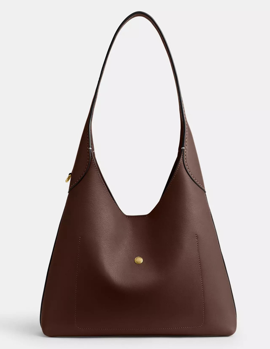 Bolsa shoulder Coach Brooklyn de piel para mujer