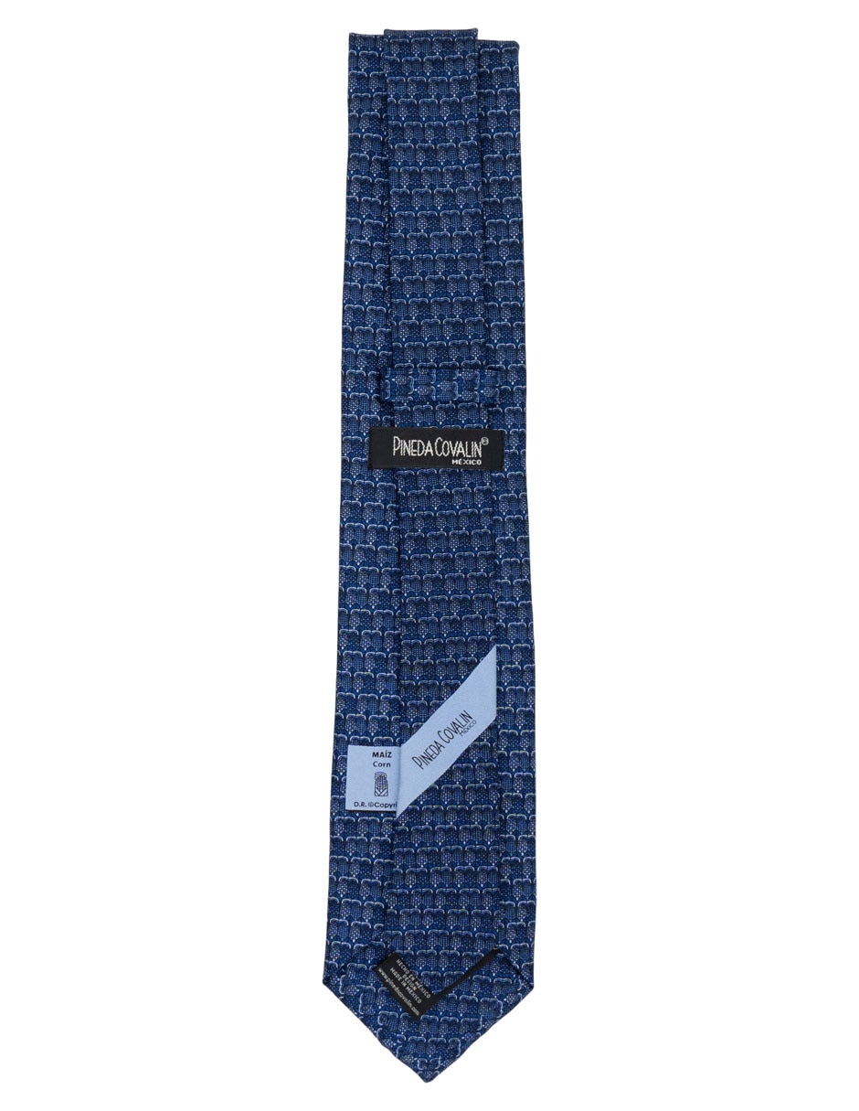 Corbata regular de seda estampado para hombre 2