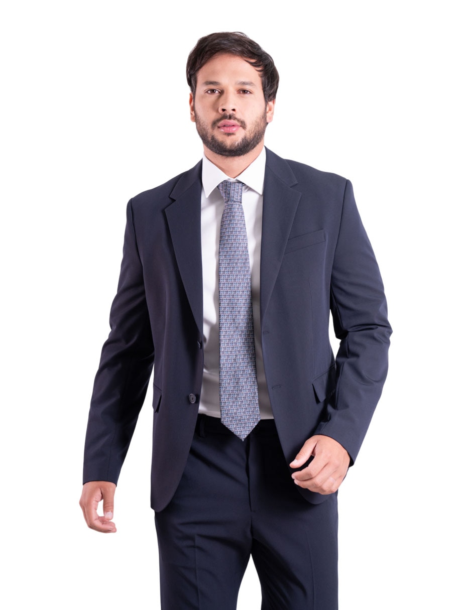 Corbata regular de seda estampado para hombre