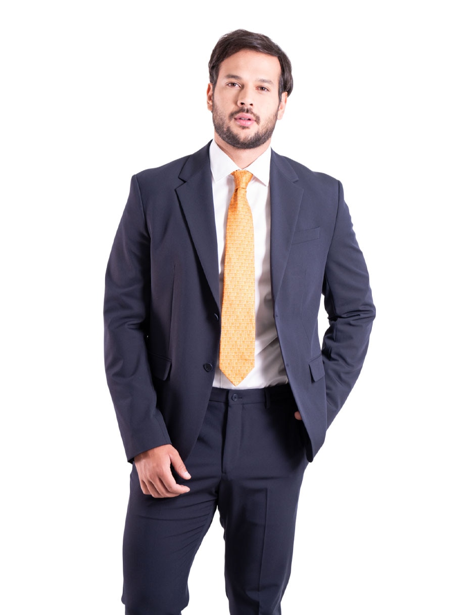 Corbata regular de seda estampado para hombre 4