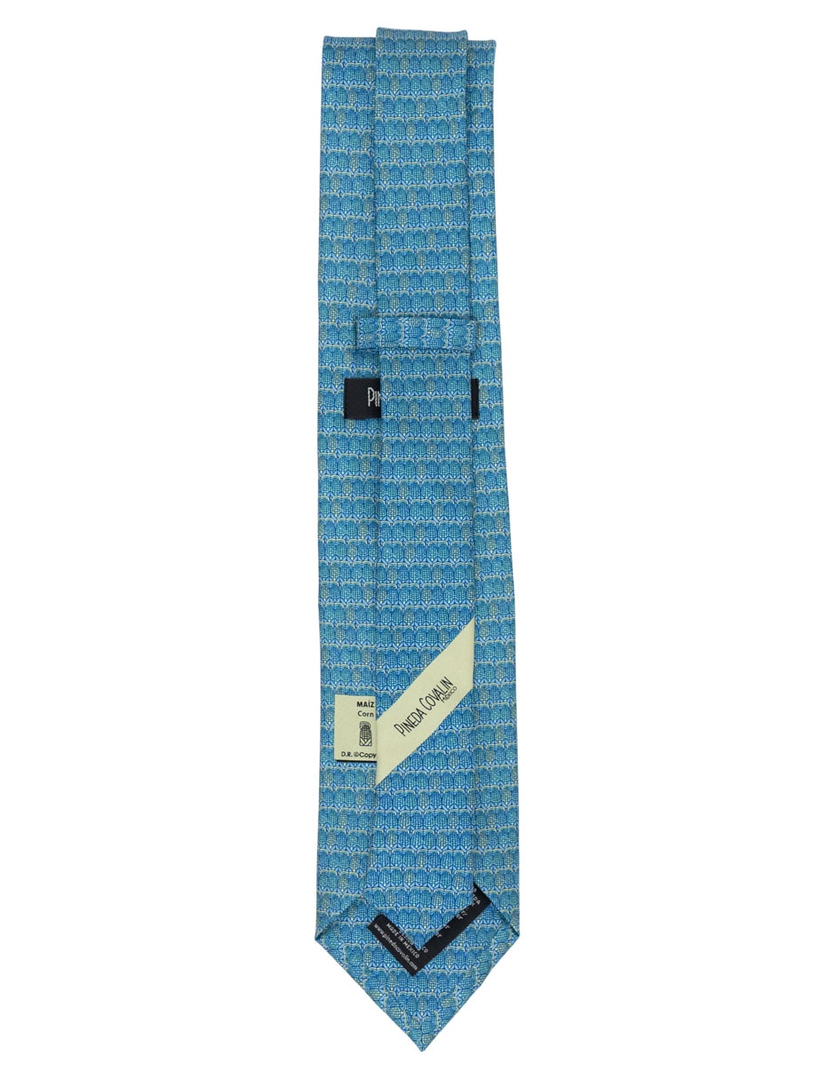 Corbata pineda covalin regular de seda estampado gráfico para hombre
