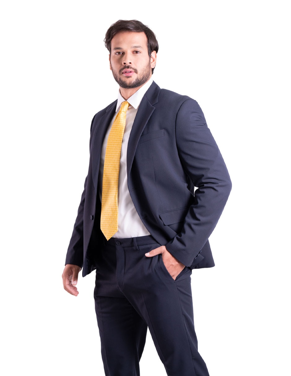 Corbata regular de seda estampado para hombre