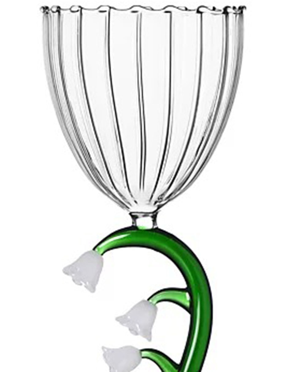 Copa para vino Botánica de cristal
