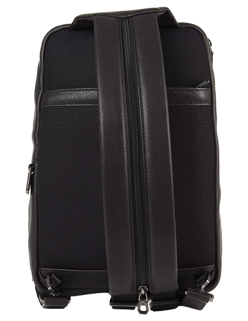 Bolsa bandolera de piel unisex