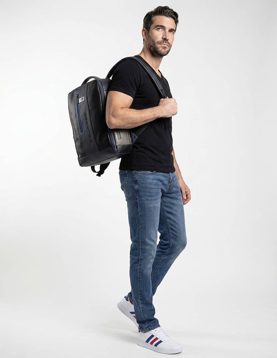 Backpack de piel para hombre
