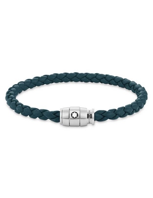 Brazalete de piel con acabado liso 1