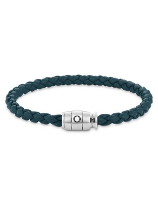 Brazalete de piel con acabado liso 1