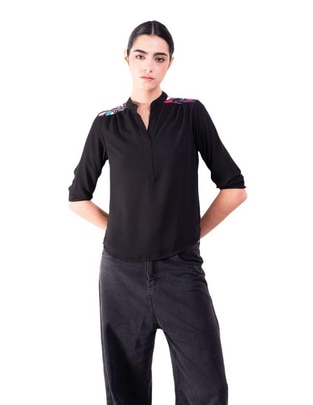 Blusa manga 3/4 para mujer