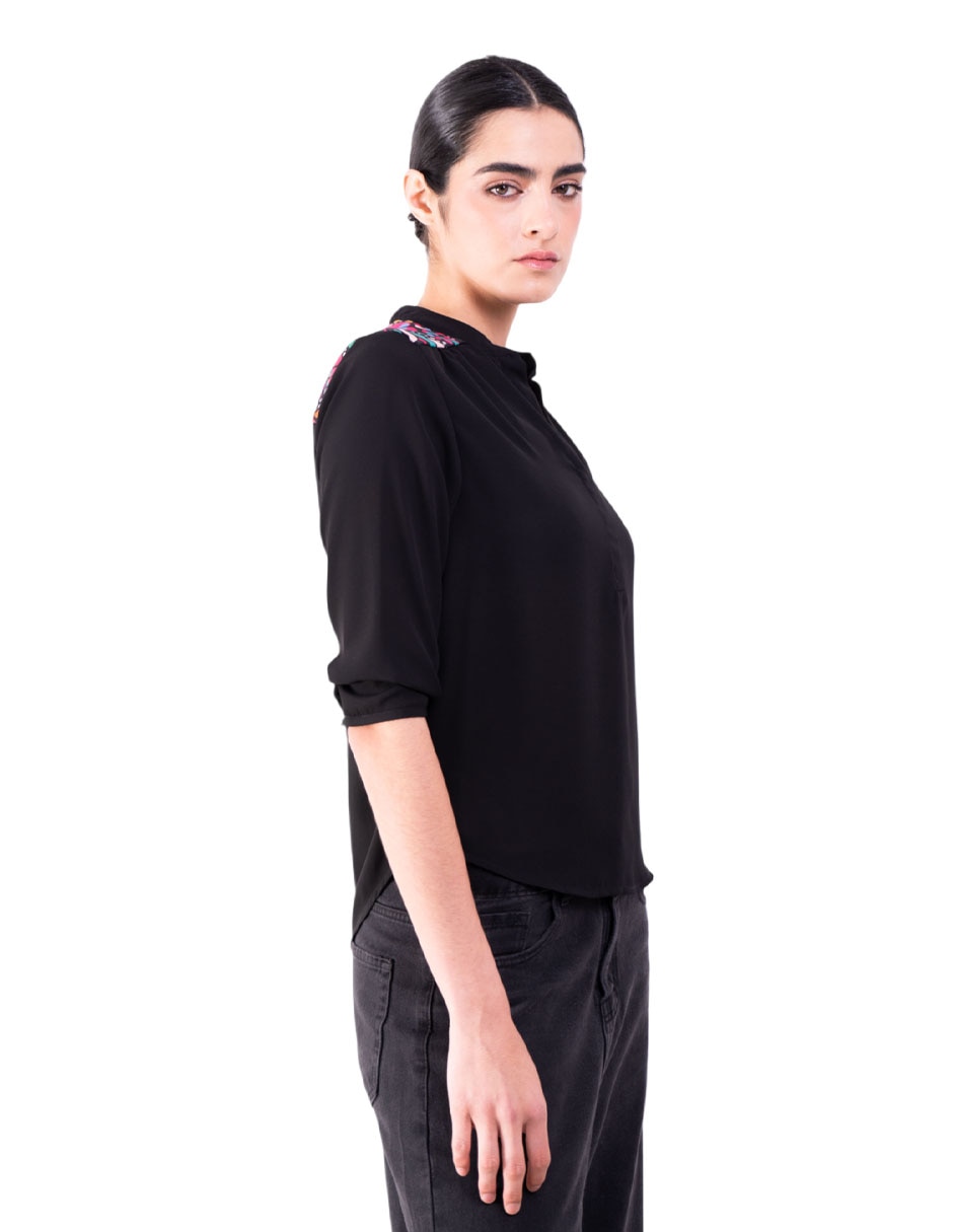 Blusa manga 3/4 para mujer