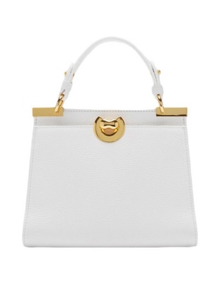 Bolsa dome Binxie de piel para mujer